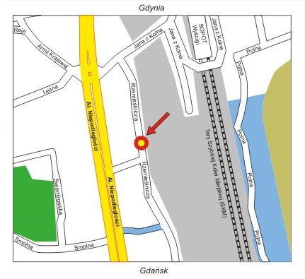 Mapa dojazdu