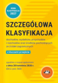Szczegółowa klasyfikacja dochodów, wydatków, przychodów i rozchodów oraz środków pochodzących ze źródeł zagranicznych z kluczami przejścia zgodnie z rozporządzeniem z dnia 20 kwietnia 2026 r. (Dz.U. poz. 582)