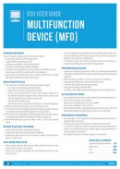 Obsługa urządzenia wielofunkcyjnego (drukarka/skaner/kopiarka) (w języku angielskim) /Multifunction Device (MFD)