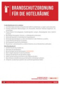 Instrukcja ppoż. dla pomieszczeń hotelowych w języku niemieckim