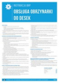 Obsługa obrzynarki do desek