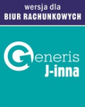 GENERIS J-Inna – generator e-Sprawozdań finansowych XML wg załącznika nr 1 do ustawy o rachunkowości – program komputerowy z roczną licencją – wersja dla biur rachunkowych (do pobrania)


