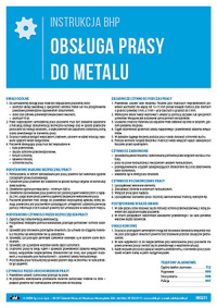 Obsługa prasy do metalu