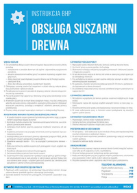 Obsługa suszarni drewna
