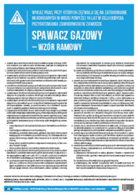 Spawacz gazowy – wykaz prac dozwolonych młodocianym
