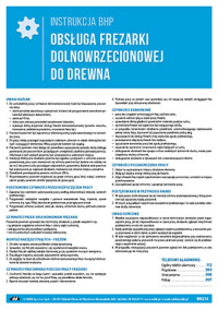 Obsługa frezarki dolnowrzecionowej do drewna