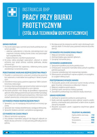 Praca przy biurku protetycznym (stół dla techników dentystycznych)