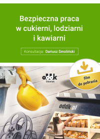 Bezpieczna praca w cukierni, lodziarni i kawiarni (film do pobrania)