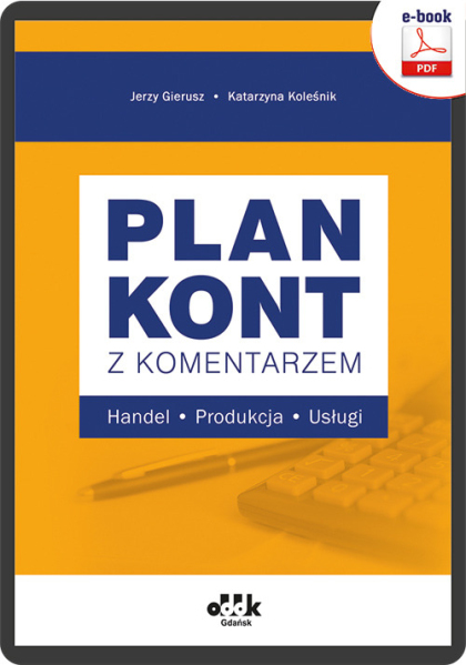 Plan kont z komentarzem – handel, produkcja, usługi (e-book)