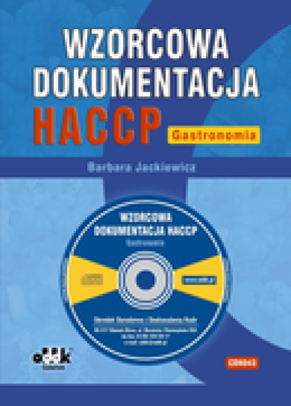 Wzorcowa dokumentacja HACCP – gastronomia (na płycie CD)