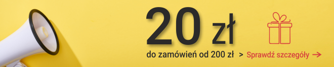 20 zł do zamówień od 200 zł w ODDK