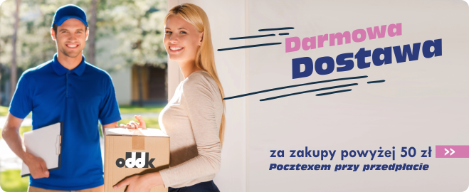 Darmowa dostawa od 50 zł w ODDK do 13.09.2026 r.