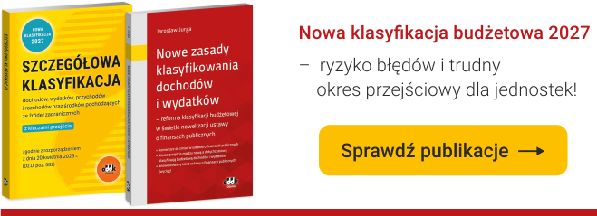 Nowa klasyfikacja budżetowa 2027