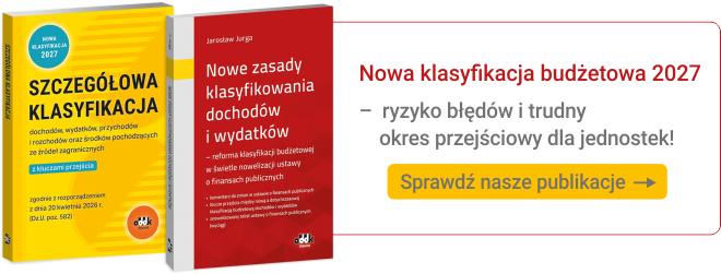 Nowa klasyfikacja budżetowa 2027