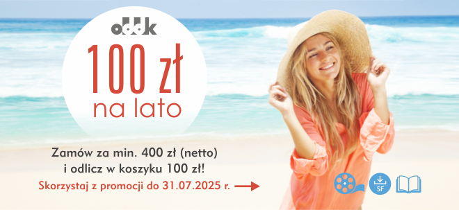 -100 zł dla zamówień za mninimum 400 zł netto