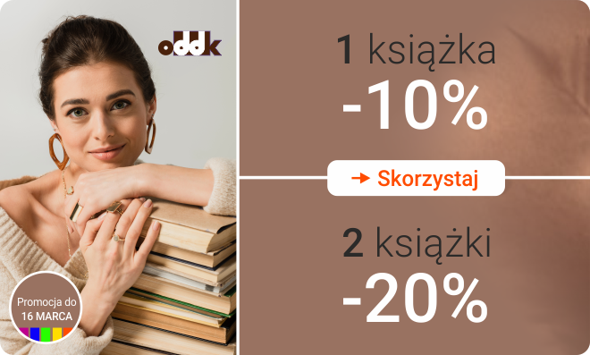 1 książka -10%, 2 książki -20%