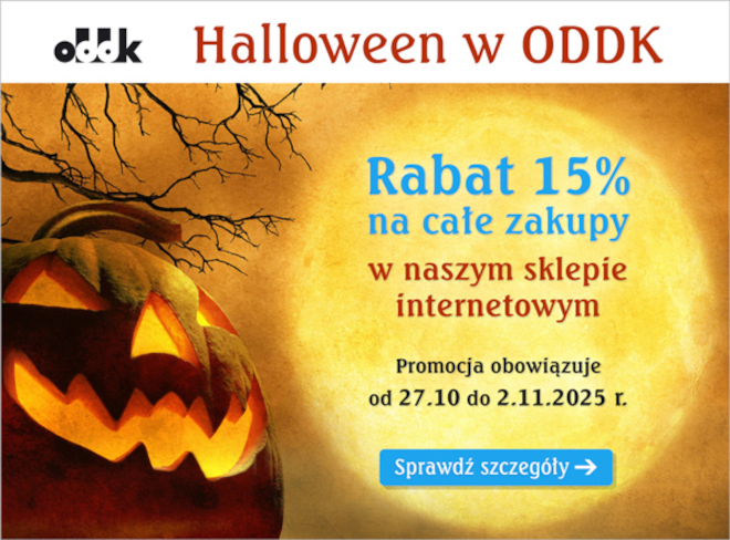 Halloween 2025 -rabat15% na wszystko