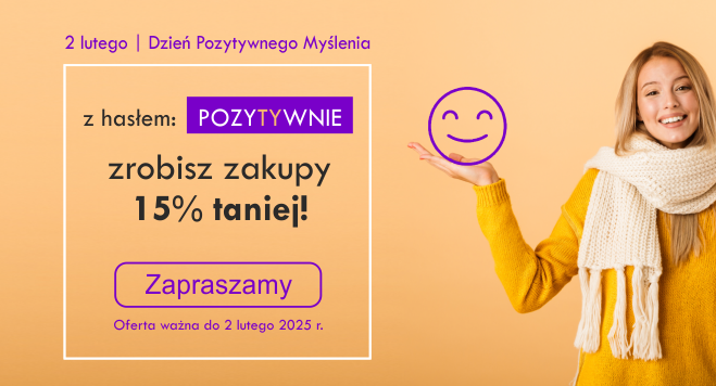 z hasłem POZYTYWNIE zakupy 15% taniej