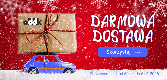 Darmowa dostawa od 50 PLN do 6 stycznia 2026 r.