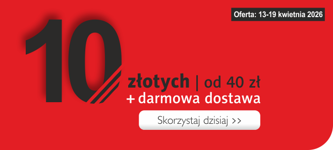 zrób zakupy za 40 zł i odbierz 10 zł