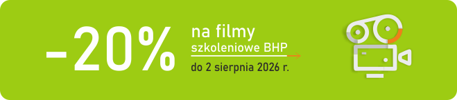 -20% na filmy szkoleniowe BHP, do 2 sierpnia 2026 r.