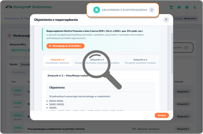 Nawigator – Objaśnienia z rozporządzenia
