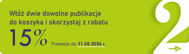 wybierz dwie dowolne publikacje i ciesz się rabatem 15%