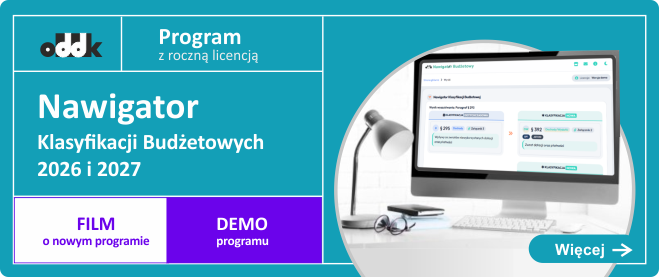 Nawigator Klasyfikacji Budżetowych 2026 i 2027